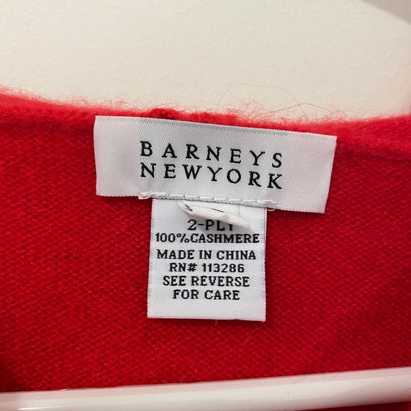 Barneys New York Cashmere Pullover Size 2 - Picture 4 of 4